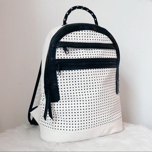 Streetstyle White Athleisure Backpack Purse Street Style